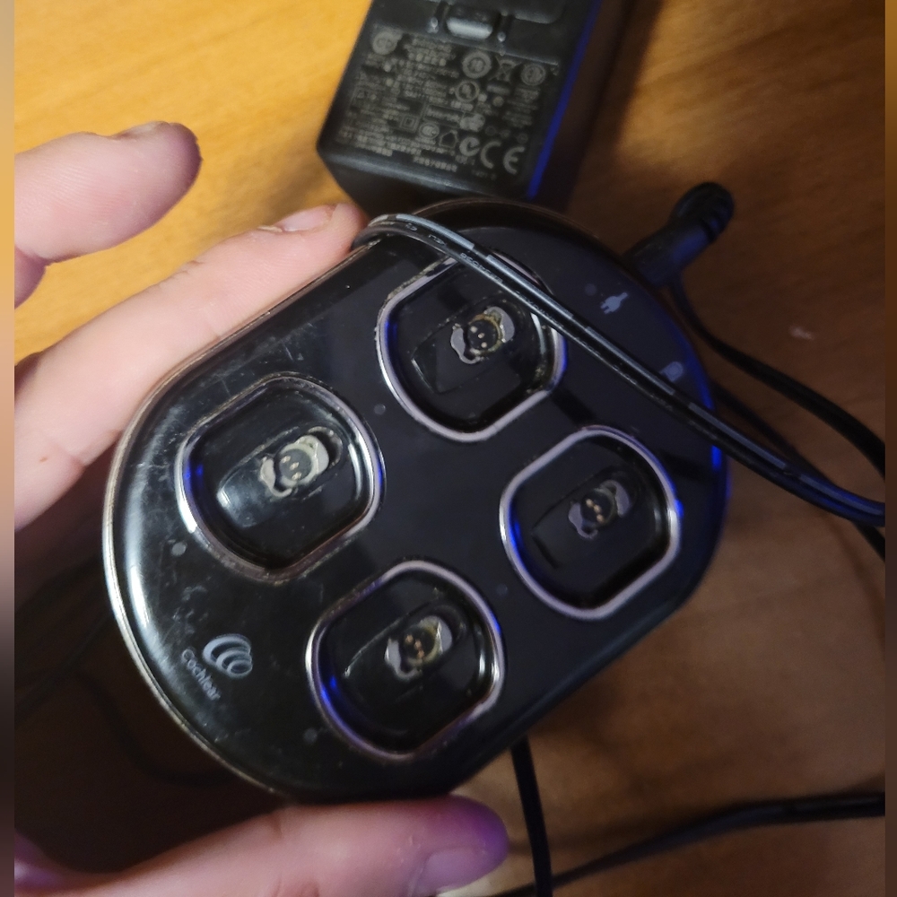 Cochlear nucleus battery charger